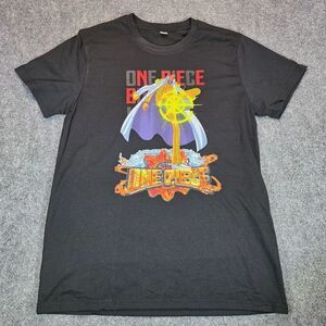 One Piece Anime Graphic Black T-Shirt Size Large